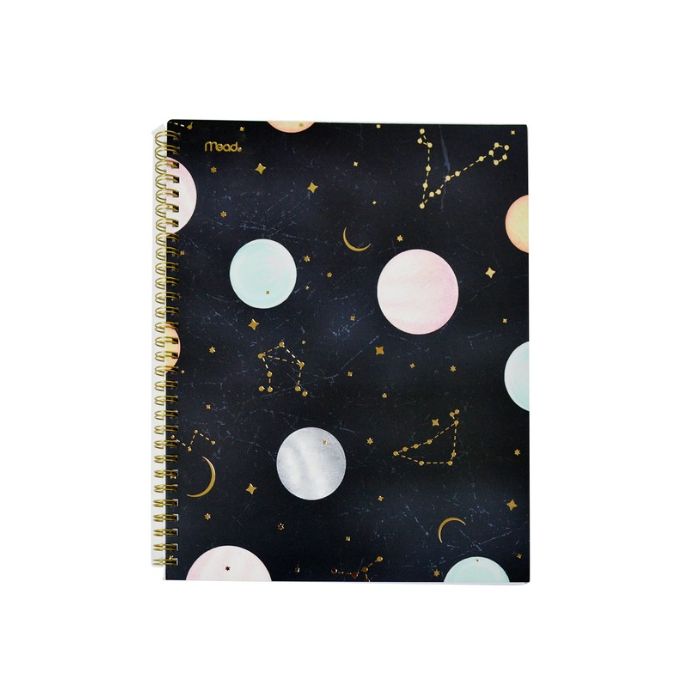 Cahier de notes 8 po x 10,5 po 160 pages (80 feuilles) Hilroy Ciel étoilé