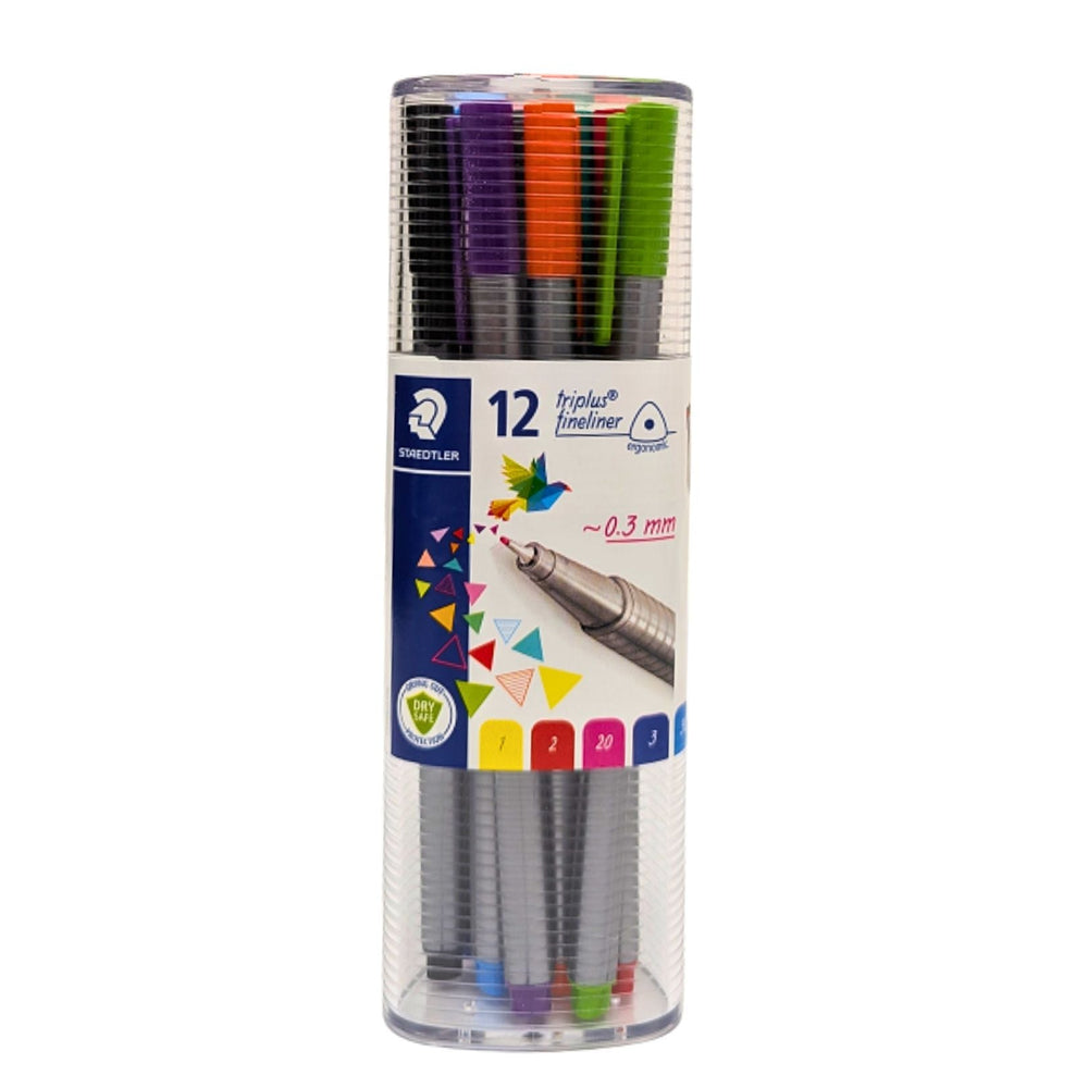 Crayon 0,3 mm Triplus Fineliner (paquet de 12)