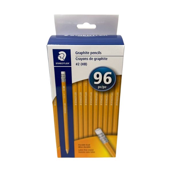 Crayon de graphite #2 HB Staedtler (paquet de 96)