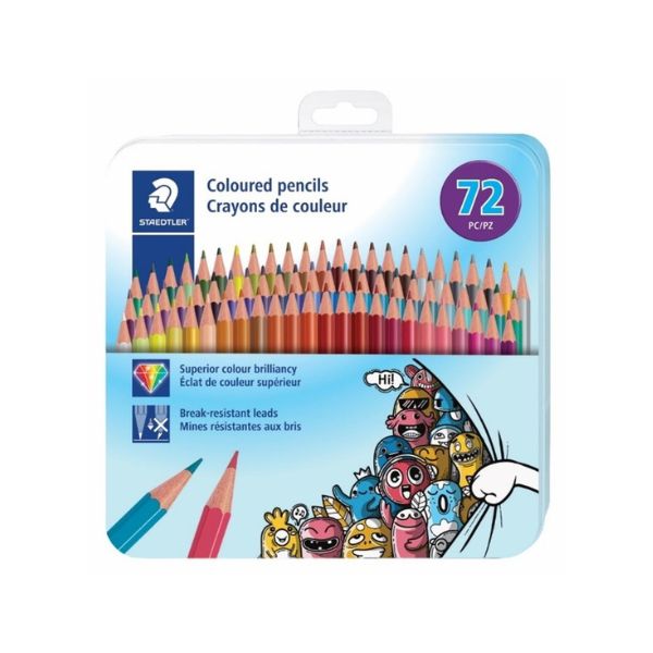 Crayon de couleur en bois Staedtler (boîte de 72)