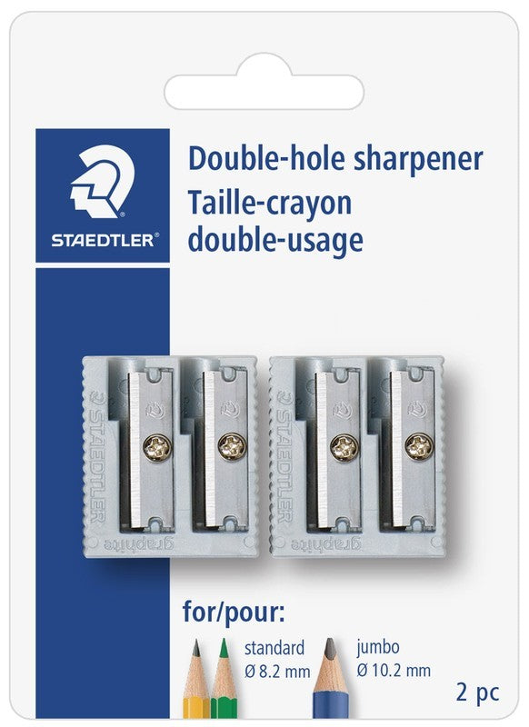 Taille-crayon double sans réservoir Staedtler (paquet de 2)