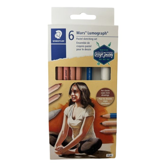 Crayon pastel Mars Lumograph (Paquet de 6)