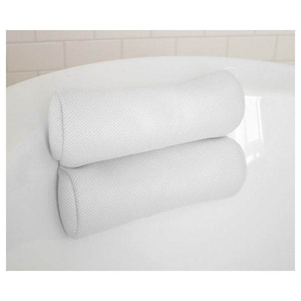 Oreiller de bain en peluche blanc