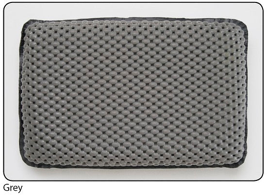 Oreiller de bain 11,5 pouces x 12 pouces gris