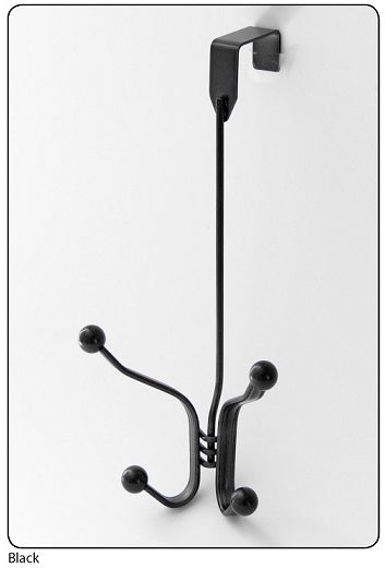 Crochet de porte 11,5 po x 5 po Tango noir