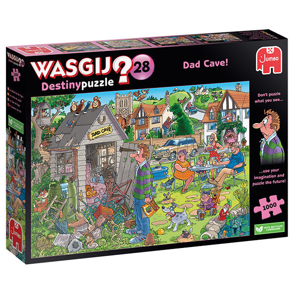 Casse-tête Wasgij Destiny 1000 morceaux Le débarras de Papa !