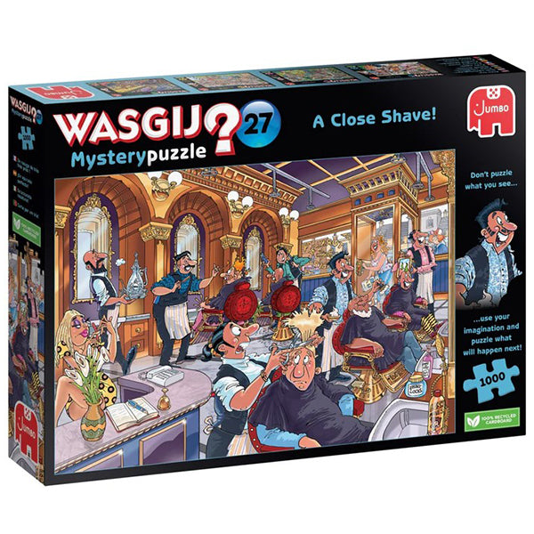 Casse-tête Wasgij Mystery 1000 morceaux Un rasage de très près !
