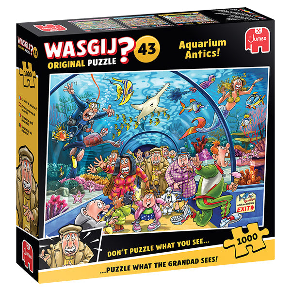 Casse-tête Wasgij Original 1000 morceaux Ça sent le poisson !
