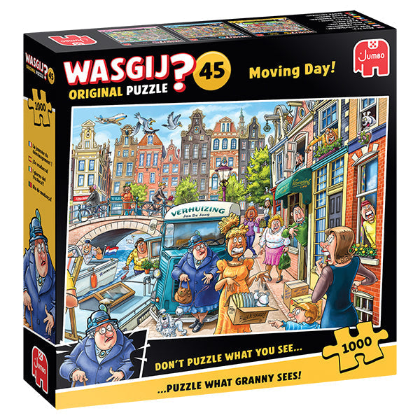 Casse-tête Wasgij Original 1000 morceaux La journée du déménagement !