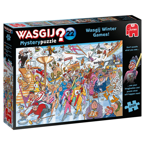 Casse-tête Wasgij Mystery 1000 morceaux Jeux d'hiver Wasgij