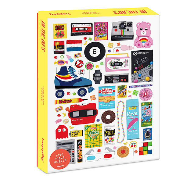 Casse-tête Happily 1000 morceaux objets des années 80