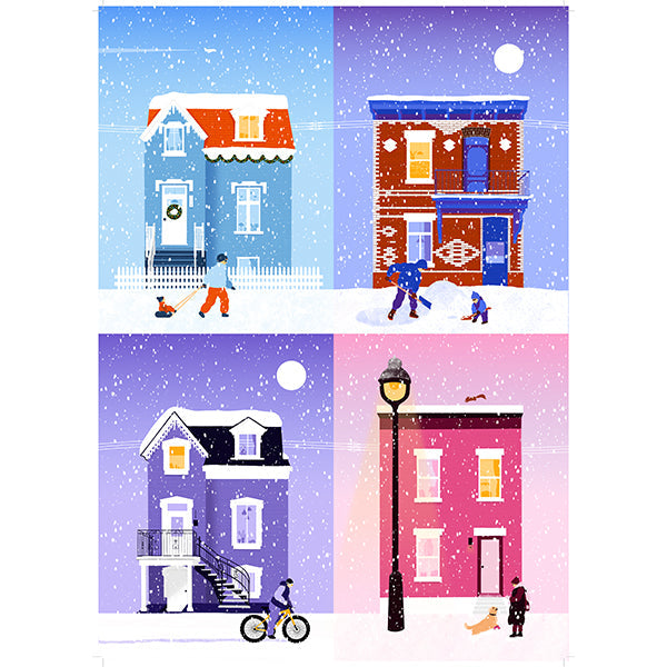 Casse-tête Holiyay 1000 morceaux Montréal sous la neige