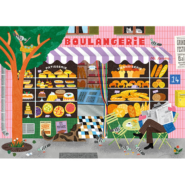 Casse-tête Holiyay 1000 morceaux matin doré à la boulangerie