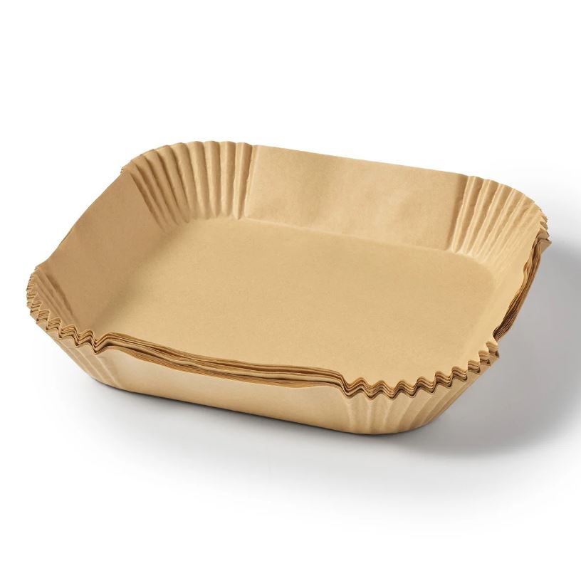 Papier parchemin 8 po x 8 po pour friteuse à air Ricardo (paquet de 50)