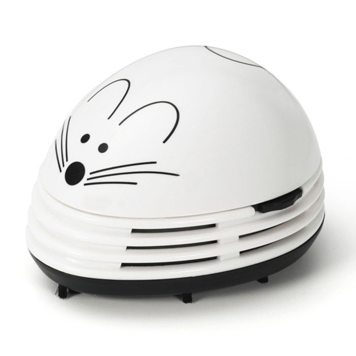 Aspirateur de table à piles Starfrit souris blanche