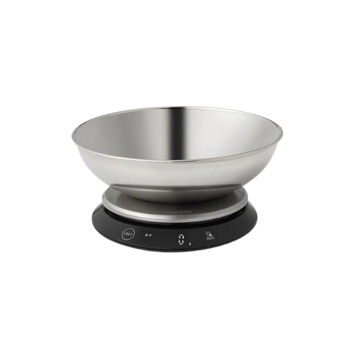 Balance de cuisine digitale avec bol rond en inox Starfrit