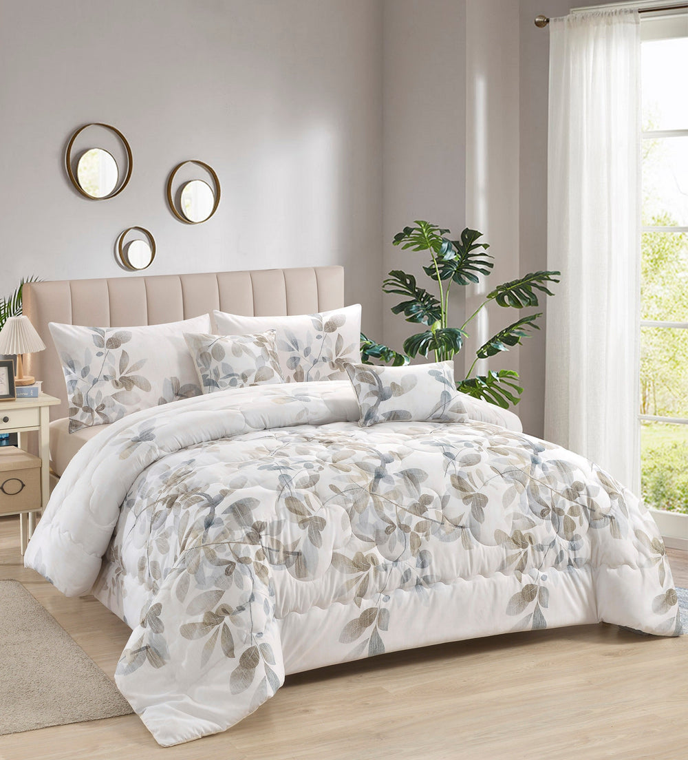 Ensemble de douillette Kirsten feuillage vert