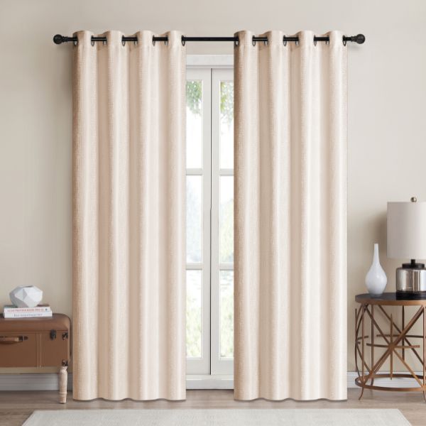 Rideau Théo 54 po x 84 po en jacquard