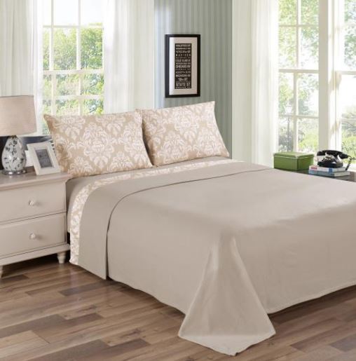 Ensemble de draps santé sable