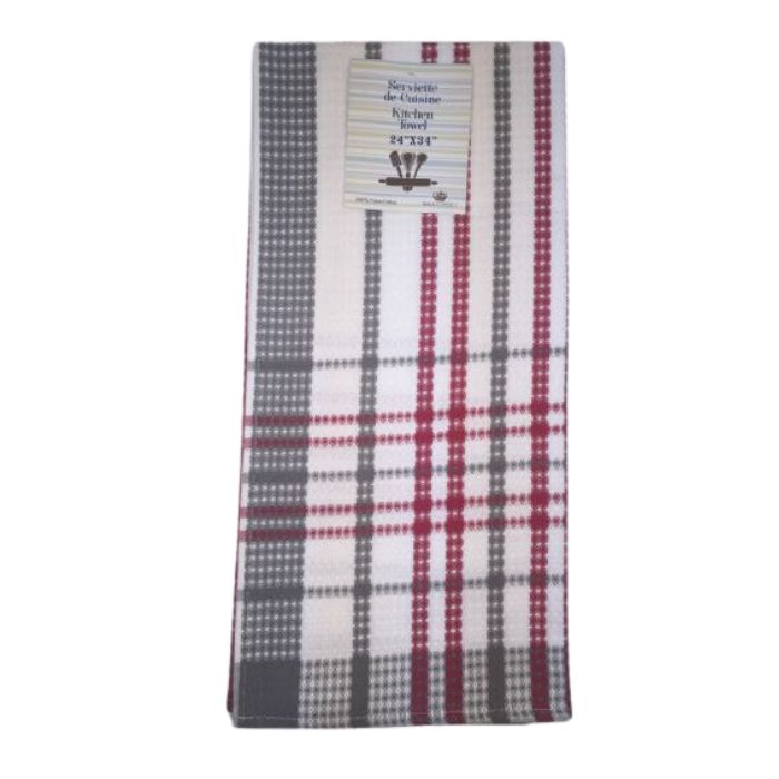 Serviette de cuisine 100% coton 24 po x 34 po