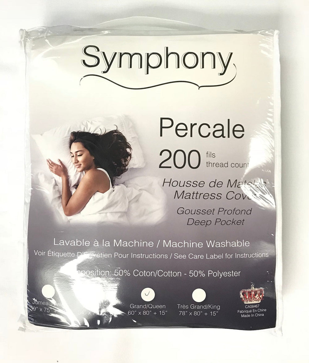 Couvre-matelas de luxe Symphony gousset profond