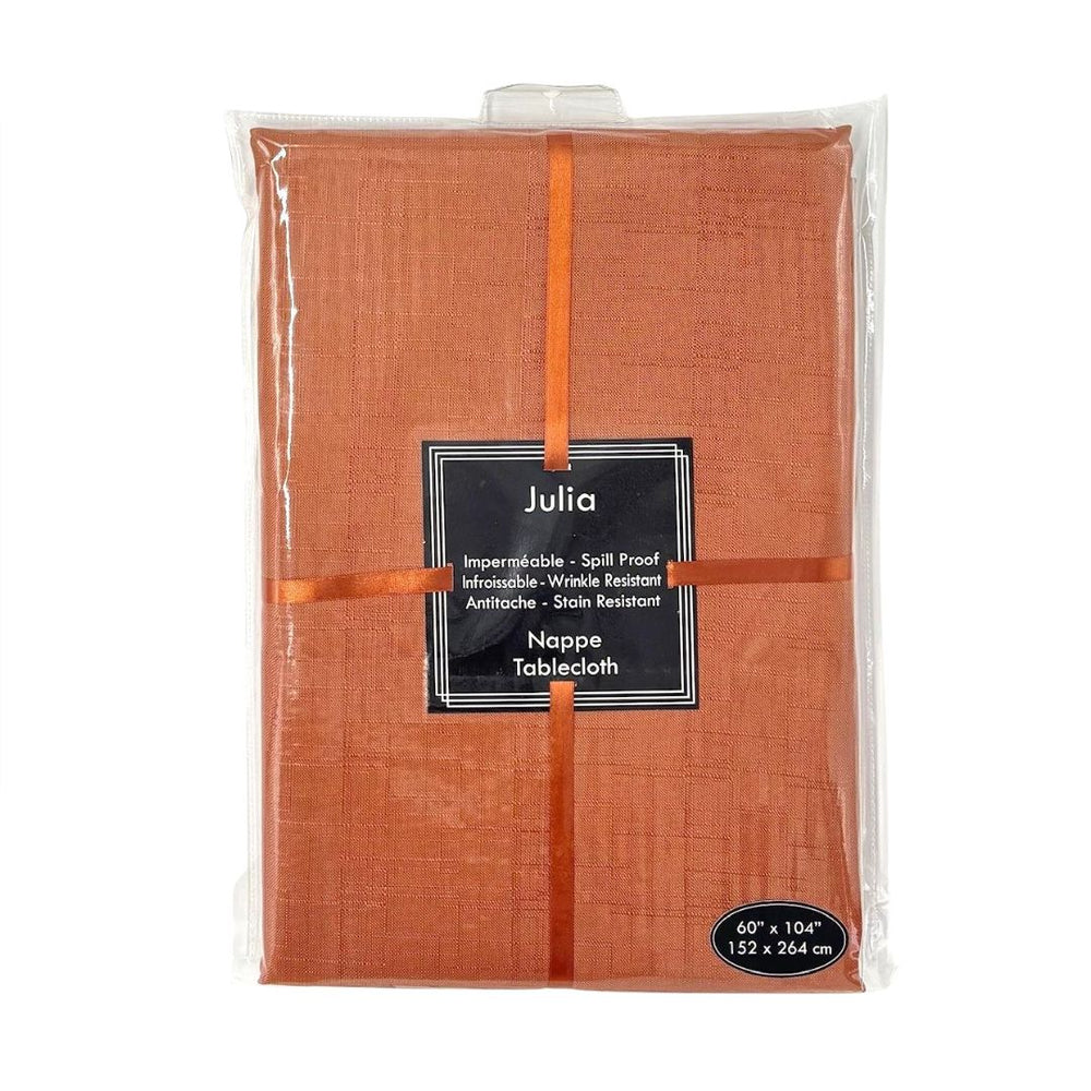 Nappe en tissu imperméable, infroissable et anti-tache Julia
