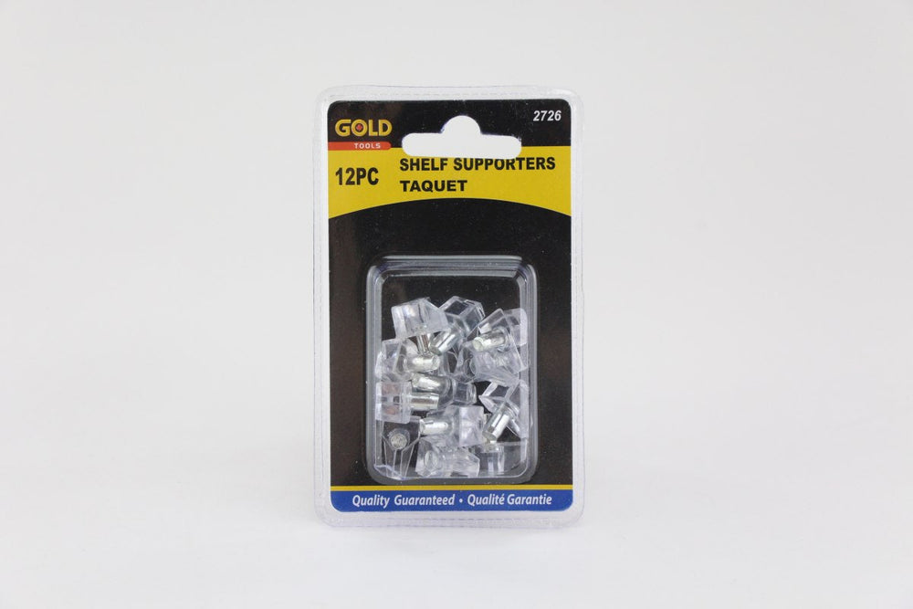 Support de tablette d'armoire (paquet de 12)