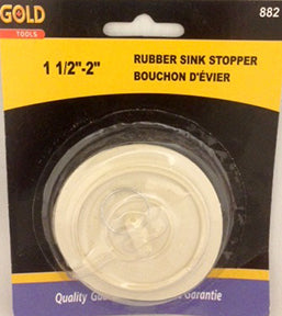 Bouchon de lavabo 1,5 po x 2 po