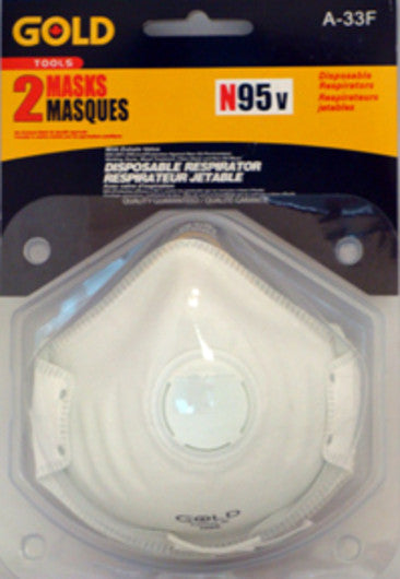 Masque à poussière N95v (paquet de 2)