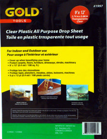 Toile de protection 9 pi x 12 pi