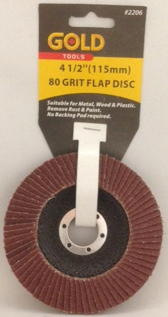 Disque de sablage 4,5 po pour "grinder"