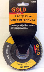 Disque de sablage 4,5 po pour "grinder"