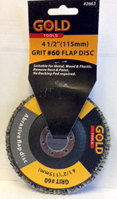Disque de sablage 4,5 po pour "grinder"