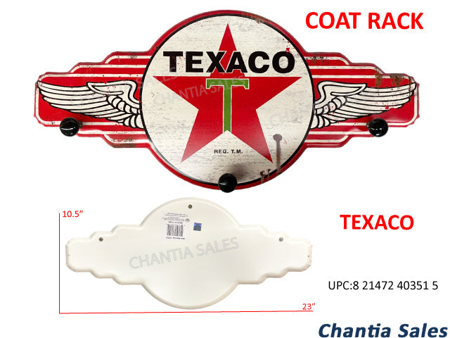 Plaque métal "Texaco"