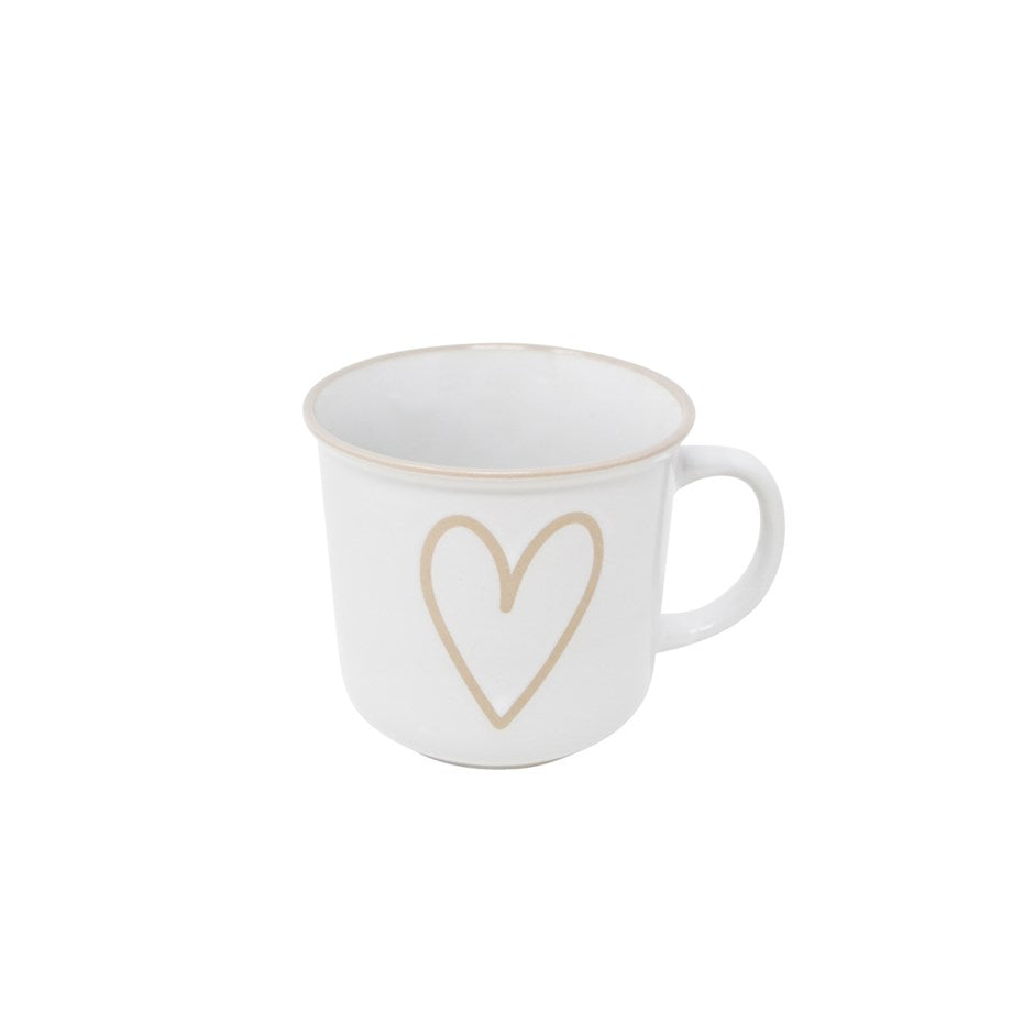 Tasse à café 400 ml coeur