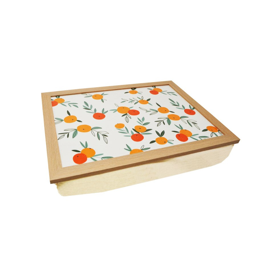Coussin de lecture 13 po x 17 po oranges