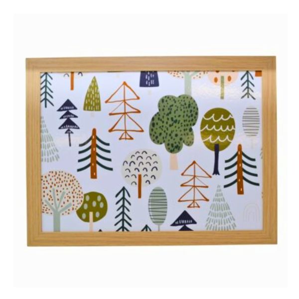 Coussin de lecture 13 po x 17 po arbres modernes