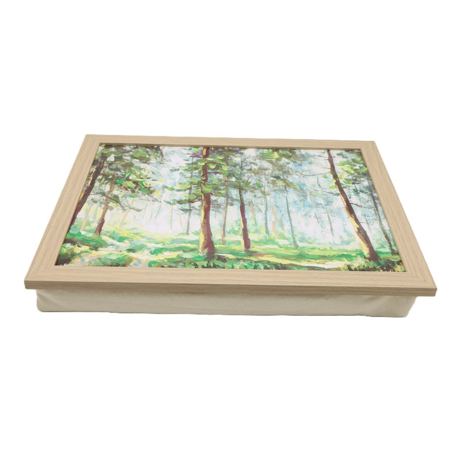 Coussin de lecture 13 po x 17 po sous-bois