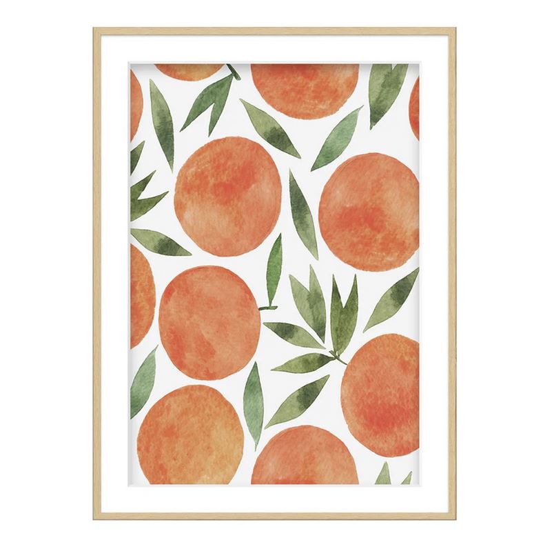 Cadre photo 30 cm x 40 cm oranges