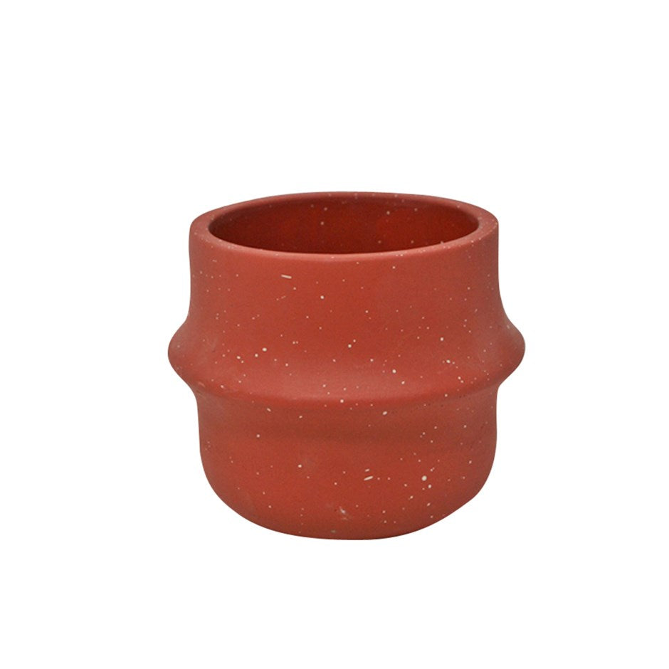 Cache-pot 5 po x 5 po x 4 po orange