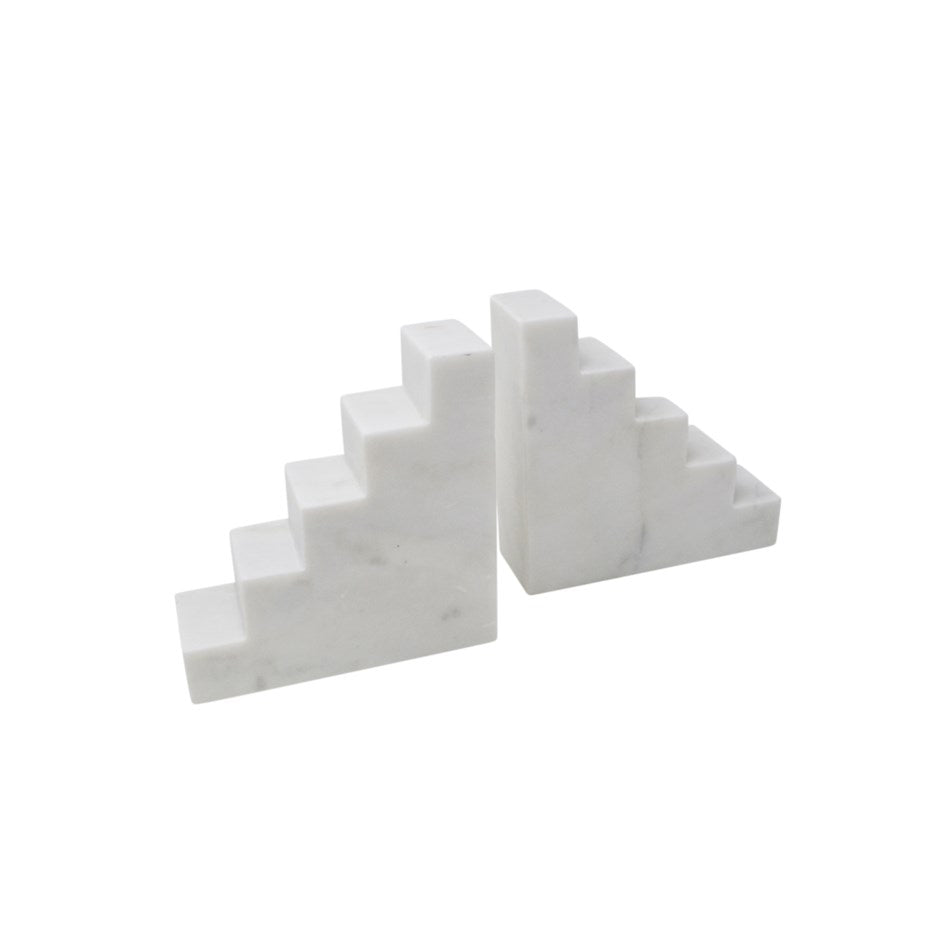 Appui-livres 5 po x 2 po x 6 po blanc