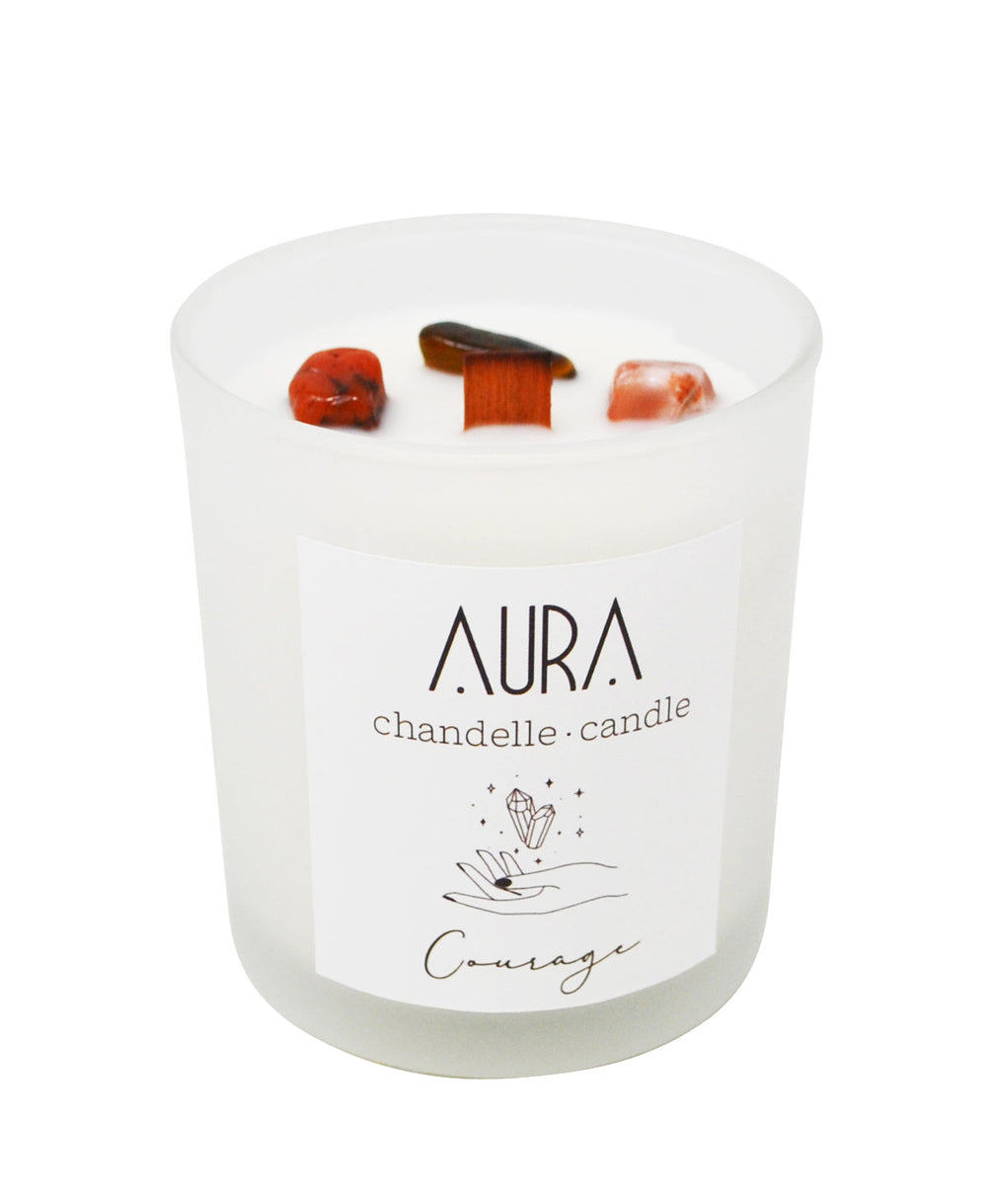 Chandelle sans parfum 3,5 po courage