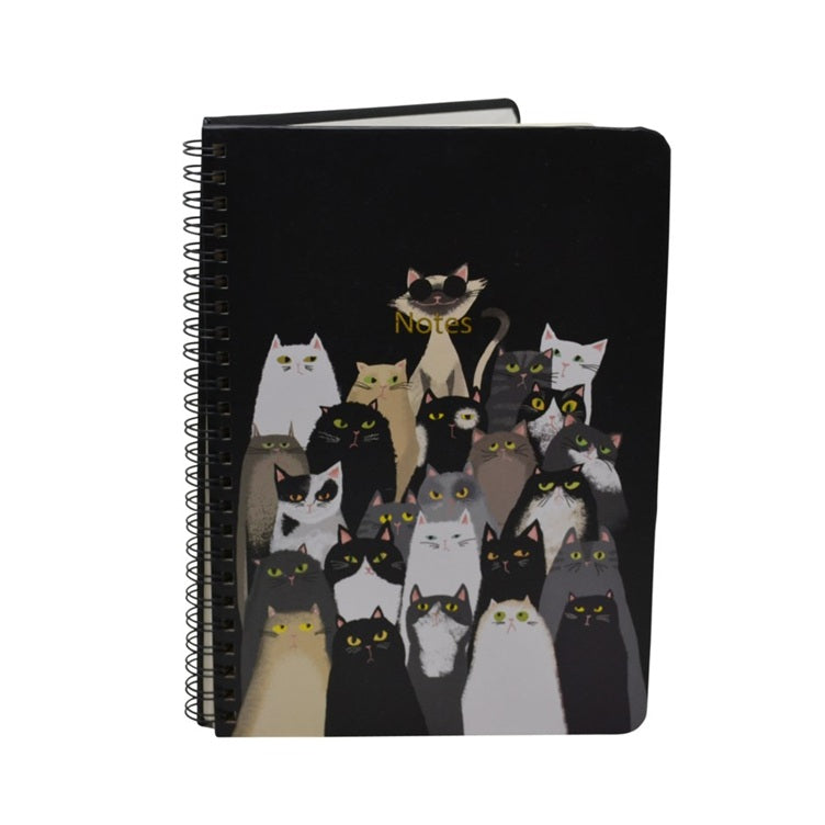 Cahier de notes 6 po x 8 po 80 pages famille de chats