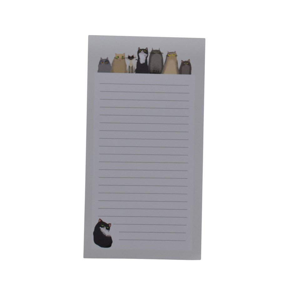 Bloc-notes 4 po x 8 po 50 pages famille de chats