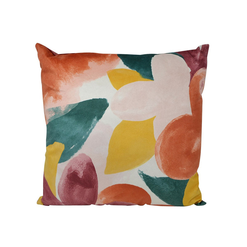 Coussin 17 po x 17 po fleur d'automne