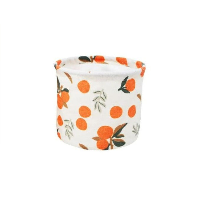 Panier-sac avec cordes 15 cm x 13 cm oranges