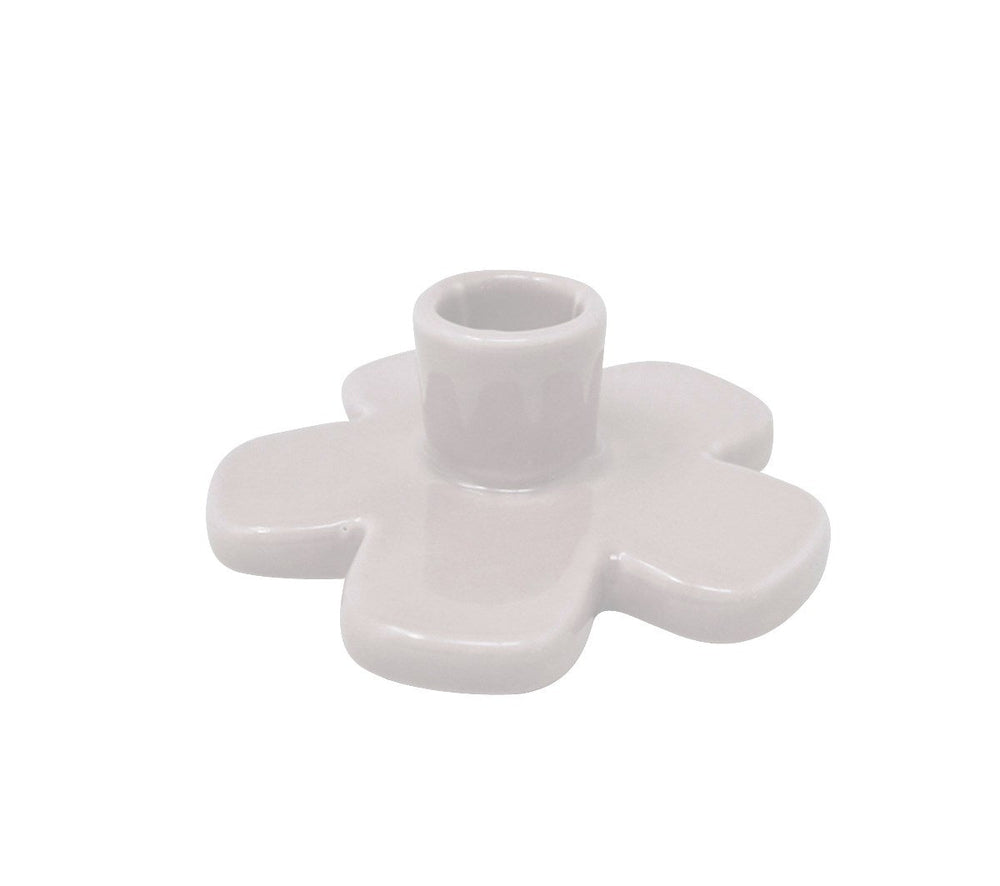 Chandelier fleur blanche 4 po