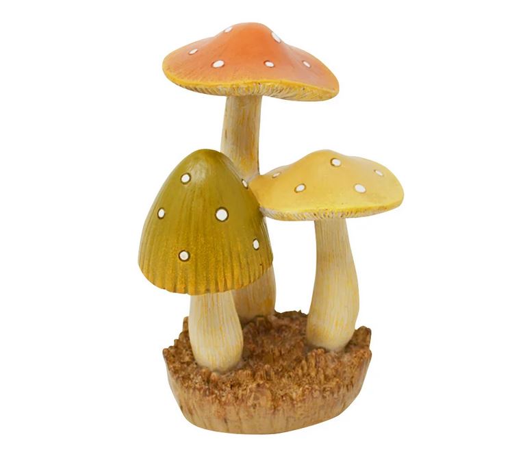Trio de champignons 11 po x 8,5 po x 15,5 po