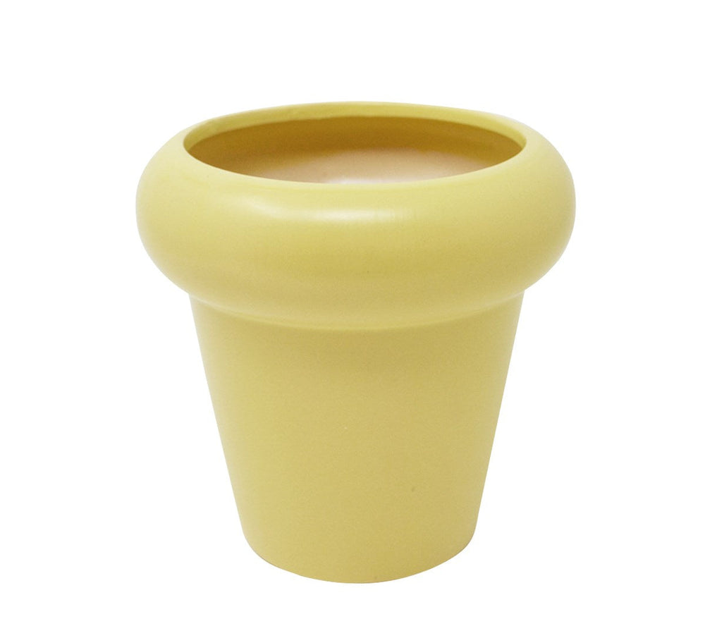 Cache-pot 6 po Vasa jaune