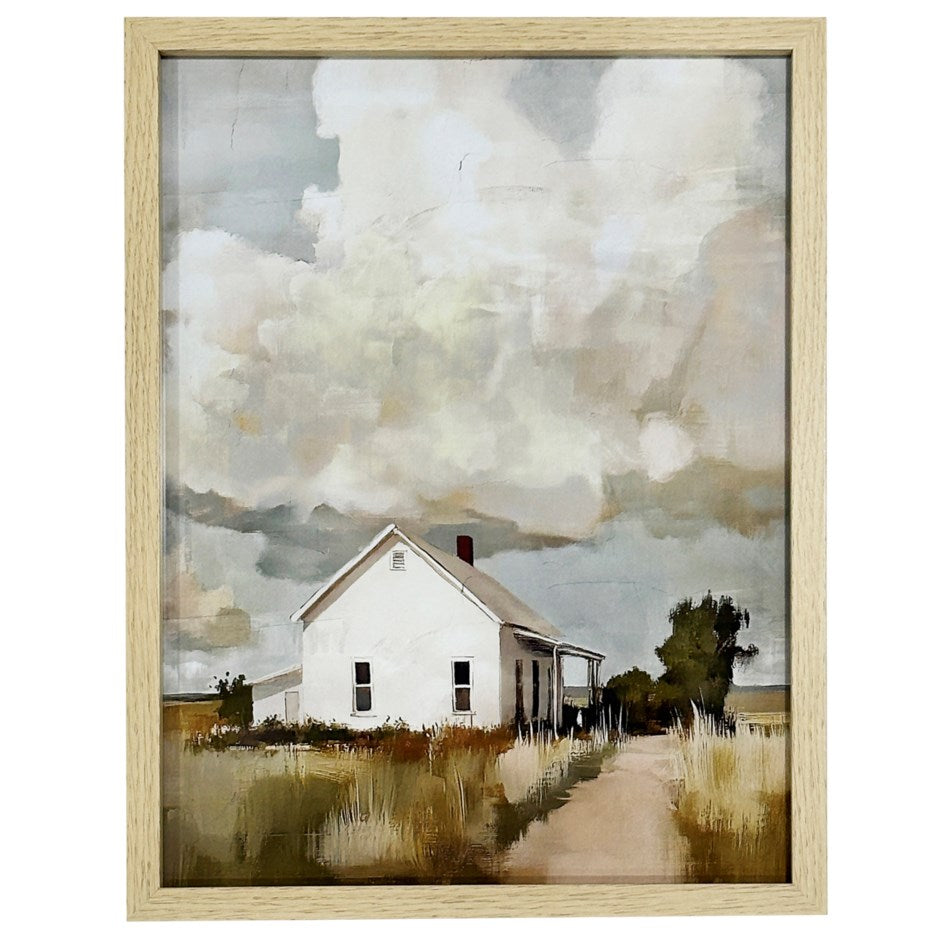 Cadre 11,8 po x 15,7 po maison de campagne
